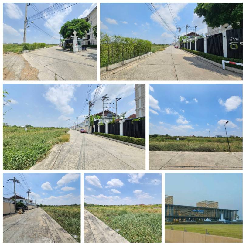 ขายที่ดิน ทำเลทอง ติดถนนคอนกรีต ใกล้สนามบินสุรรณภูมิ