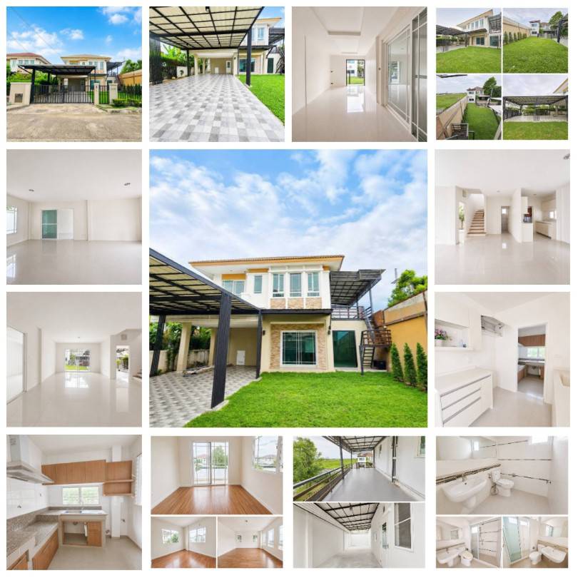 ขายบ้านเดี่ยว 2 ชั้น หลังริม หมู่บ้านมัณฑนา รามอินทรา–วงแหวน