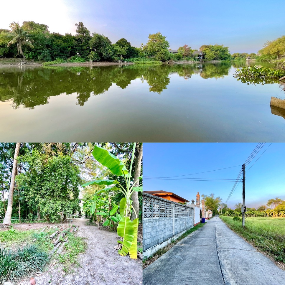 *ลดราคา* ขายสวนติดแม่น้ำนครนายก 1 ไร่ ต.ท่าช้าง อ.เมือง จ.นครนายก ติดถนน