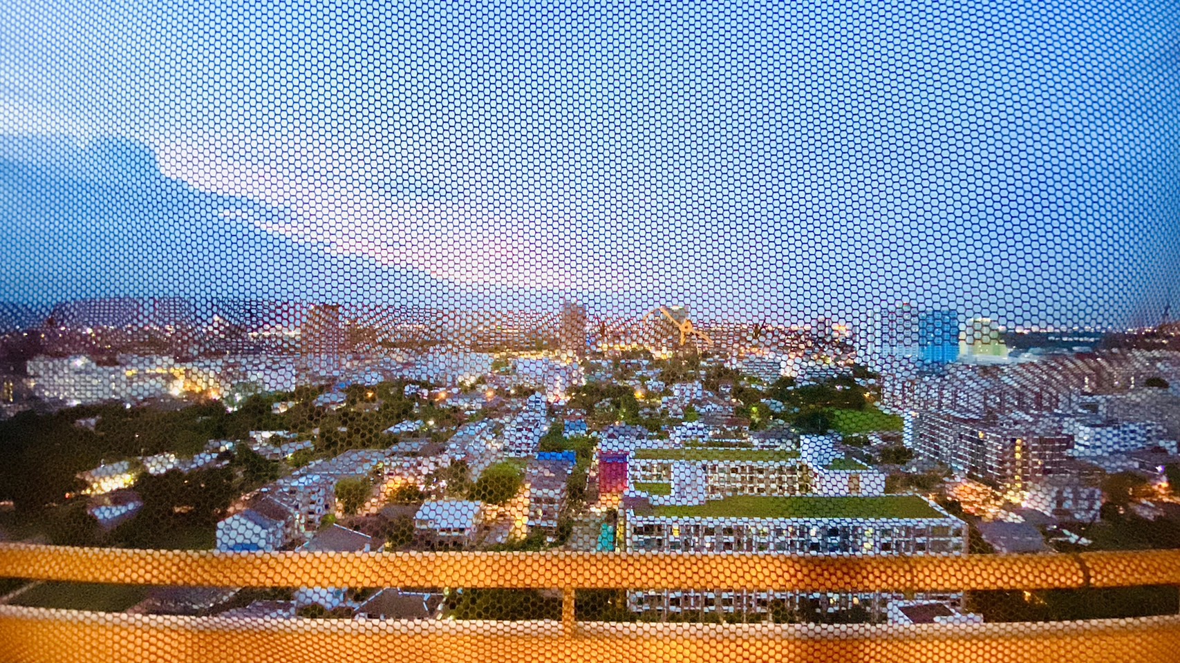 วิวเมืองสูง แบบ Panorama สวยจับใจ พร้อมติดตั้งตาข่ายกันนก